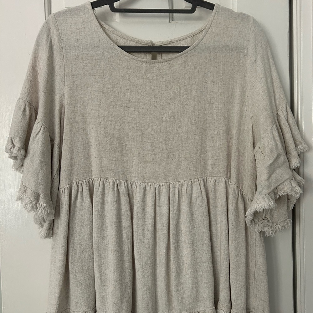 Boho Cream Women's Top